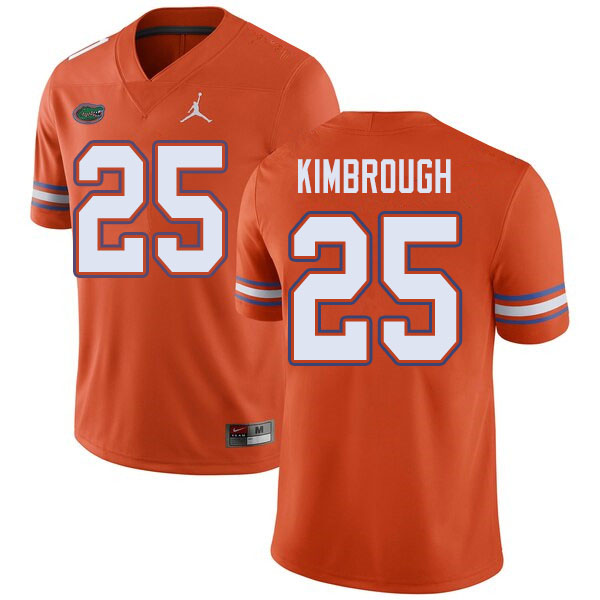 Jordan Brand Men #25 Chester Kimbrough Florida Gators College Football Jerseys Sale-Orange - Click Image to Close